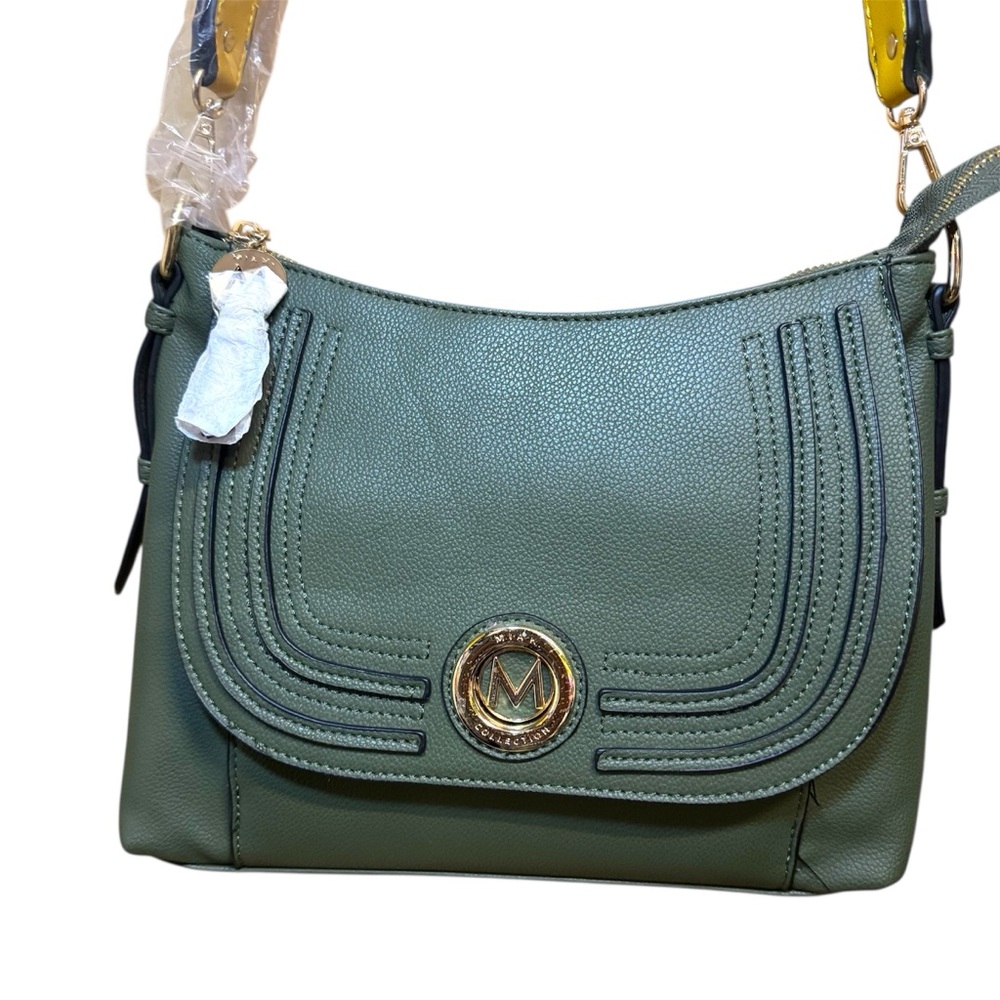 MKF Collection Maggie Women's Crossbody Bag by Mia K Green